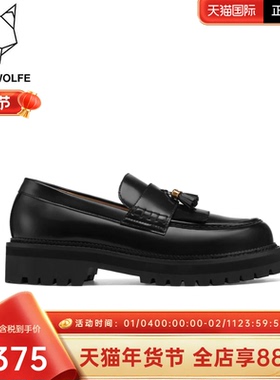 BANTER/NAKED WOLFE男士乐福鞋2025夏休闲皮靴休闲一脚蹬通勤男鞋