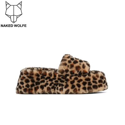 网红包头ins风外穿时尚毛毛鞋