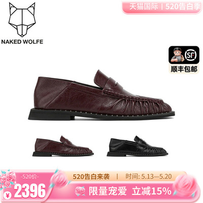 Naked Wolfe英国潮牌/Matrix复古乐福鞋小皮鞋2026休闲款单鞋女鞋