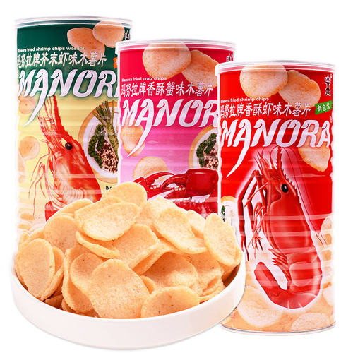 泰国原装进口manora泰式蟹片虾片