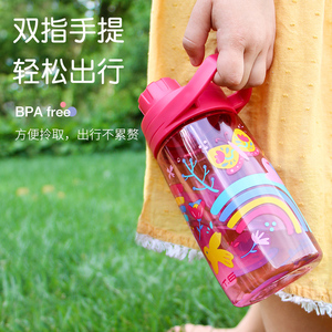 BTIF儿童水杯夏季上学专用小学生直饮水壶女2025新款防摔塑料杯男