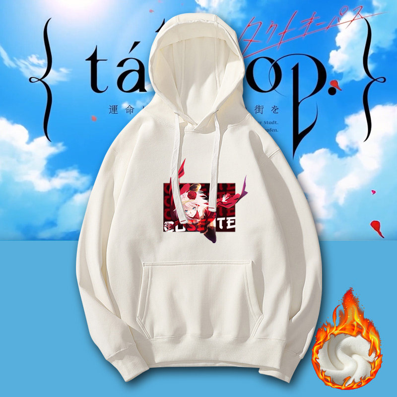 宿命回响游戏动漫周边男连帽青少年秋冬季加绒宽松休闲学生卫衣