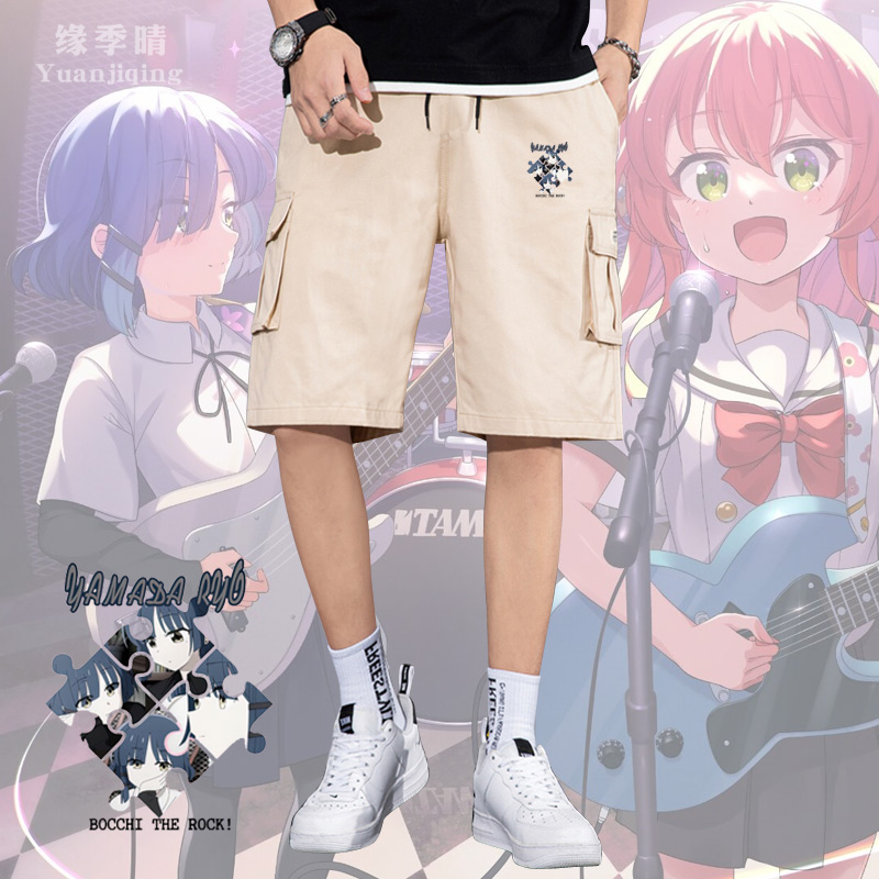 孤独摇滚夏季短裤宽松休闲