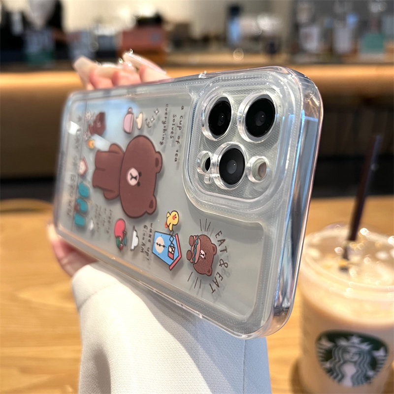 【LINE FRIENDS】透明布朗熊苹果14手机壳iphone14promax新款14plus苹果13套12全包11防摔ProMax女Pro男适用属于什么档次？