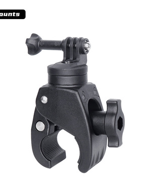 摩托车把快拆管夹运动相机支架兼容18-41圆管骑行运动相机支架