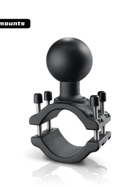 仓储货运叉车圆形A柱抱箍底座D型2.25英寸圆形管夹抱箍平板支架