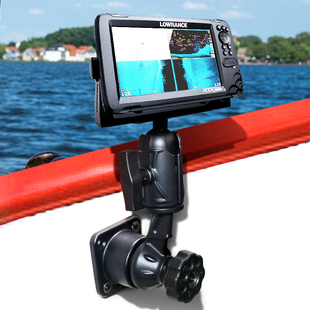 船载可视锚鱼显示器支架螺丝固定万向调节劳伦斯探鱼器显示屏支架