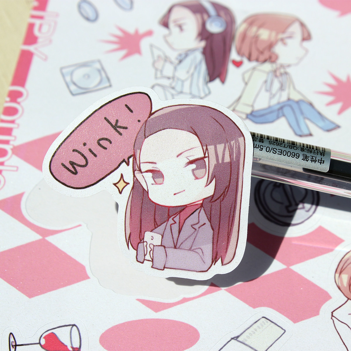 咕卡贴纸定制订做不干胶星星满天星标签明星画动漫透明定做印刷