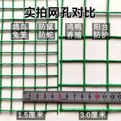 新铁栏栅铁网子围栏铁网格网绿色铁丝密网养殖场鸡舍户外养鸡护品