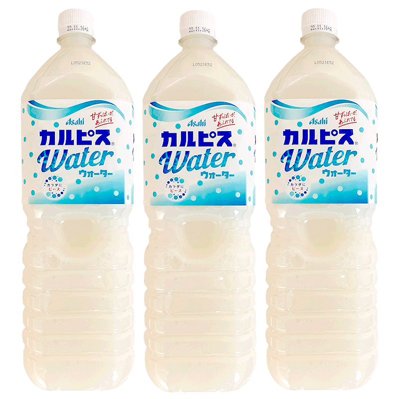 日本进口朝日可尔必思乳酸菌风味饮料1500ml经典原味1.5L大瓶装