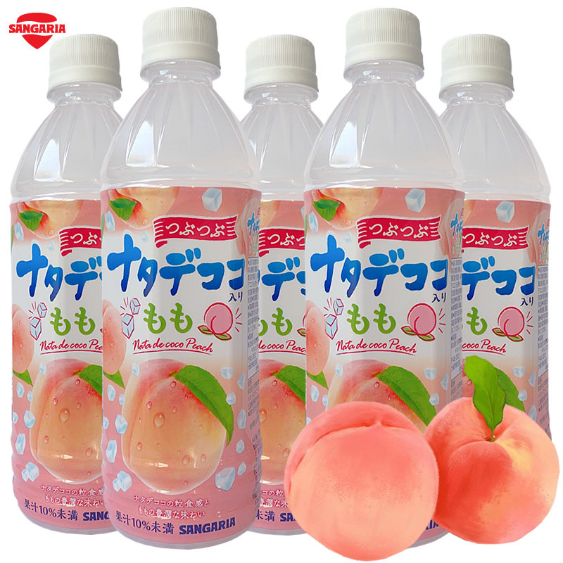 三佳利日本进口水蜜桃汁饮料图片