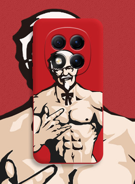 恶搞老爷爷适用红米note14手机壳redminote14pro液态硅胶小米note14全包防摔por十红色趣味搞怪pr0+保护套por