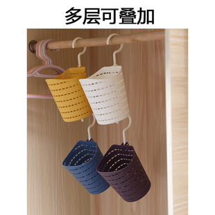 挂钩悬挂置物篮厨房挂篮卫生间浴室化妆用品收纳篮塑料篮子收纳筐