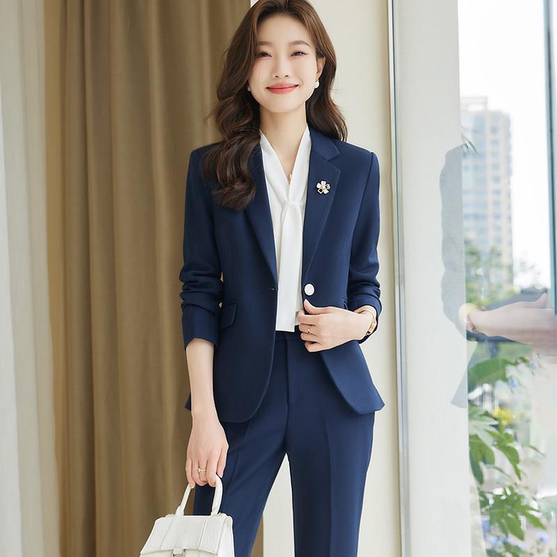 高端西装套装女春秋新款时尚气质女神范上班服正装酒店经理工作服