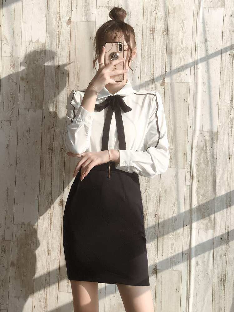 空姐制服长袖大学生正装高端面试