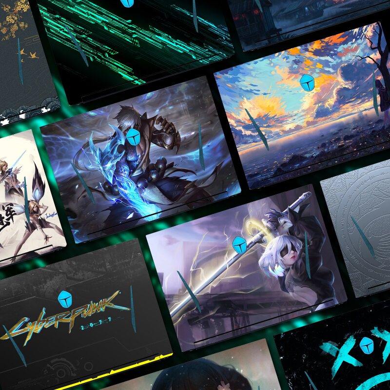 雷神911mt黑武士笔记本外壳膜911mr电脑机身贴纸st/p1动漫图案zero