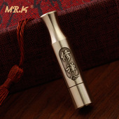 烟嘴循环型过滤嘴可清洗过滤器刻字个性 深雕粗细两用黄铜滤嘴