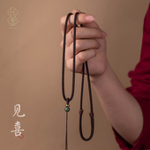 花素翡翠吊坠绳子手工金刚结项链绳挂件配绳耐磨挂脖男女挂坠原创