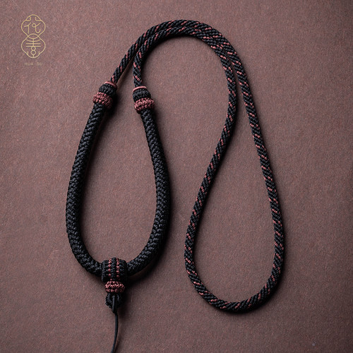 全手工精编平结翡翠吊坠绳