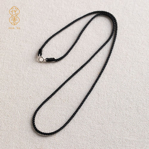 极简黄金吊坠项链绳效果绝了