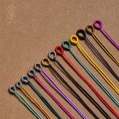 手工编织拉环线圈半成品编手链扣头专用绳子DIY编绳收尾扣头配件