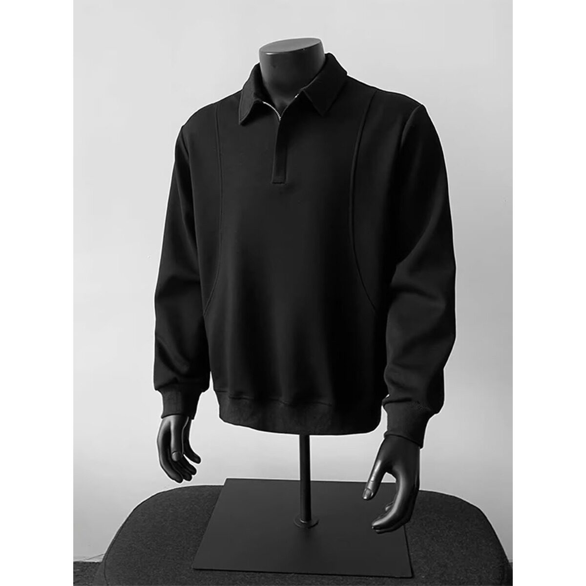 DL brand 春秋纯色百搭Polo衫