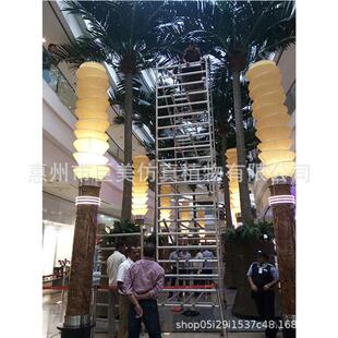 工厂直供海南椰子树仿真假树椰子树水上乐园大型玻璃钢人造假树