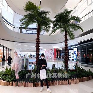 仿真椰子树假椰树户外玻璃钢大型大王椰绿化大树室外海枣树风景树