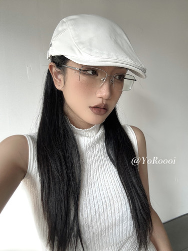 YoRoooi日系复古百搭两戴贝雷帽