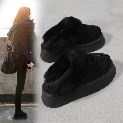 婉亦雅冬季加绒加厚雪地靴