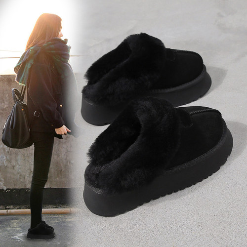 婉亦雅冬季加绒加厚雪地靴