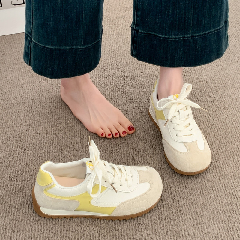 平底阿甘鞋女款2026新款春季休闲运动女鞋子百搭小白鞋德训鞋板鞋,女鞋,德训鞋,淘宝优惠券,粉丝福利购,淘宝优惠卷