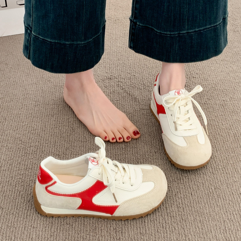 平底德训鞋女2026新款春季爆款百搭轻便休闲运动小白鞋阿甘鞋板鞋,女鞋,德训鞋,淘宝优惠券,粉丝福利购,淘宝优惠卷