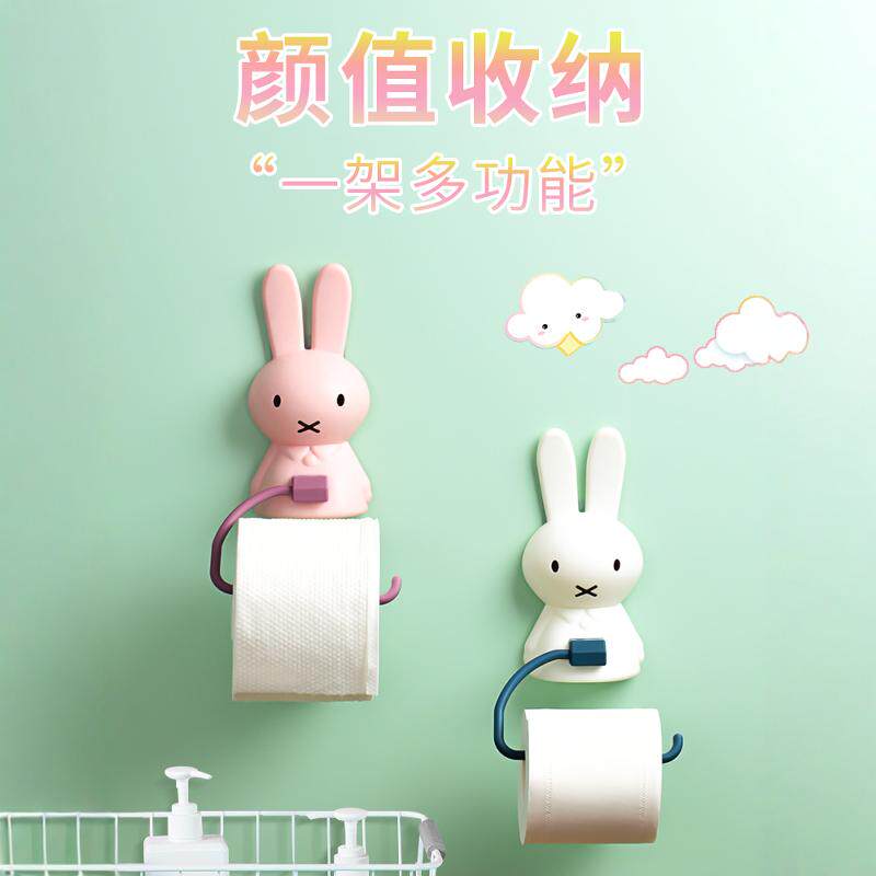 卡通卷纸架洗脸巾架可爱抽纸盒图片