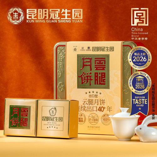 出口型云腿月饼礼盒540g