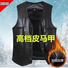 【品牌订单】新款海宁皮衣绵羊款皮衣外套男装皮马甲