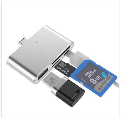 华为mate9V8LG小米4c4s5MIX乐视type-c手机U盘多功能OTG读卡器ZUK
