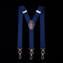 夹吊带裤 joyboker男士 带胖人男式 钩扣背带吊裤 夹 挂钩背带成人西裤