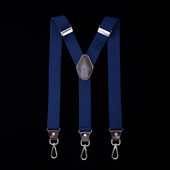 挂钩背带成人西裤 钩扣背带吊裤 带胖人男式 joyboker男士 夹吊带裤 夹