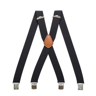 夹吊带成人肩带西装 带扣男士 衬衫 背带X型吊裤 背带夹 西裤 背带男式