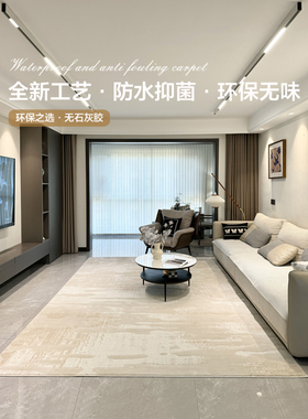 梵高Ange意式极简地毯客厅现代简约沙发毯防水防猫抓卧室轻奢高级