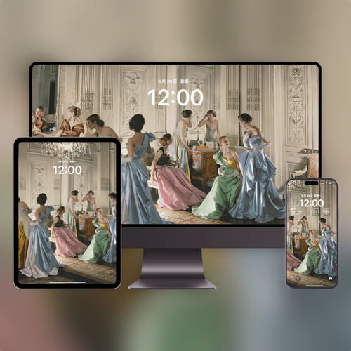 法国礼服高雅氛围Cecil Beaton4K超高清手机电脑ipad壁纸macB2