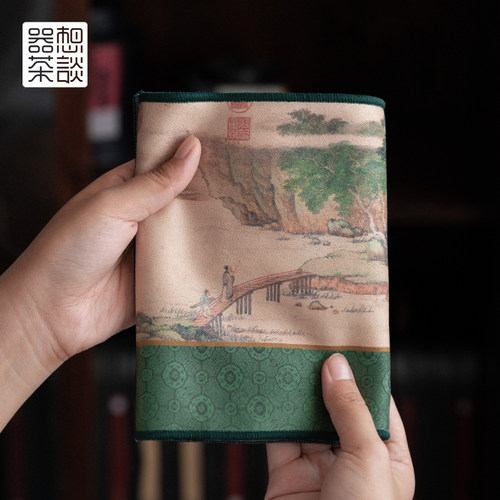 器想茶谈茶几布高档吸水加厚麂皮