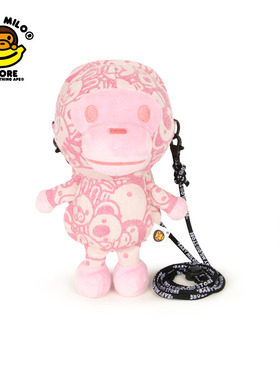 BABY MILO STORE配饰立体卡通小猴单肩包斜挎手机包4463XAQ