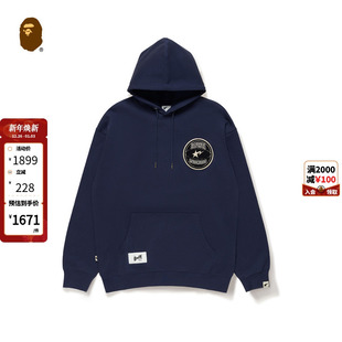 春夏字母星标刺绣贴布章印花连帽卫衣114903K SG联名男装 BAPE