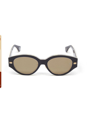 BAPE联名配饰半平面黑框金边迷彩DREW MAMA墨镜太阳眼镜RSF002C