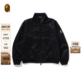 MR.BATHING 24年秋冬猿人拉链哈林顿夹克外套140316N APE男装