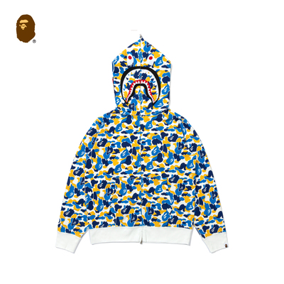 城市别注款限定鲨鱼连帽卫衣