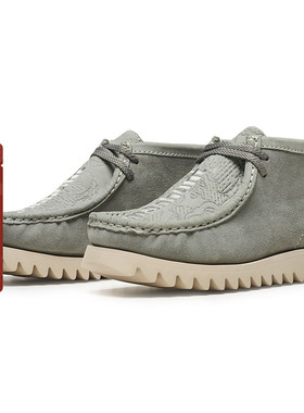 BAPE MANHUNT联名男鞋秋冬迷彩系带休闲鞋191920L