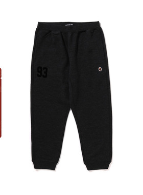 MR.BATHING APE男装24年秋冬猿人胡子刺绣运动束脚卫裤152303N